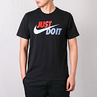 Nike 耐克 男装 休闲 短袖针织衫 运动生活 AR5007-010