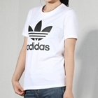 Adidas 三叶草 女装 短袖上衣 TREFOIL TEE 三叶草 FM3306